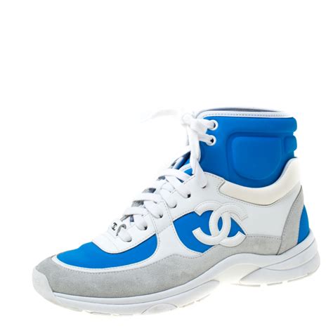 high top chanel sneakers|authentic chanel sneakers.